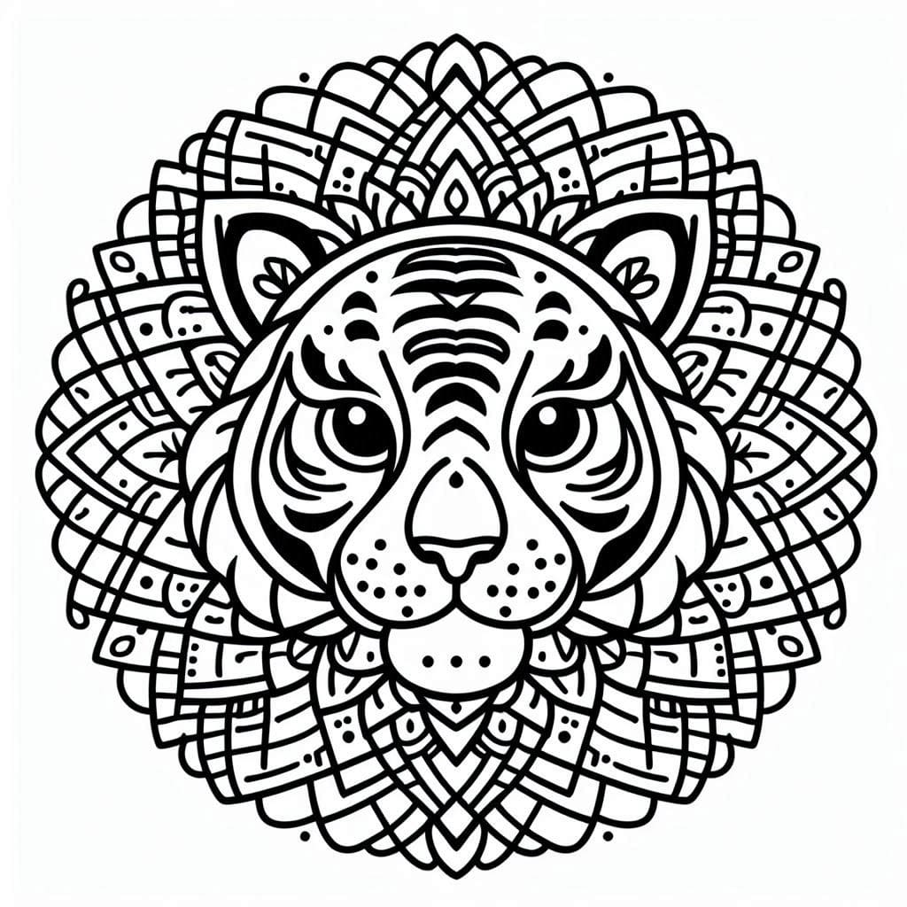 Mandalas Tigre 21